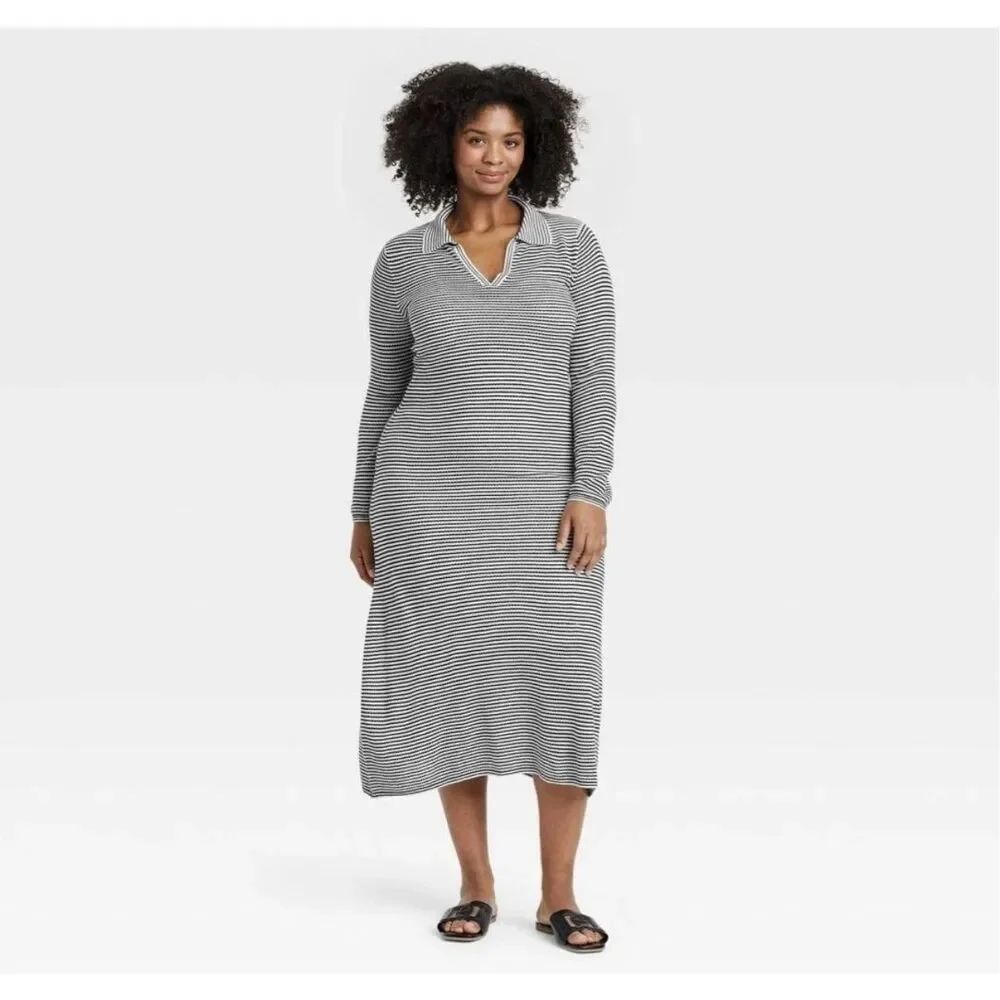 ✨A New Day Women's Long Sleeve Maxi Sweater Sz Large Dress✨